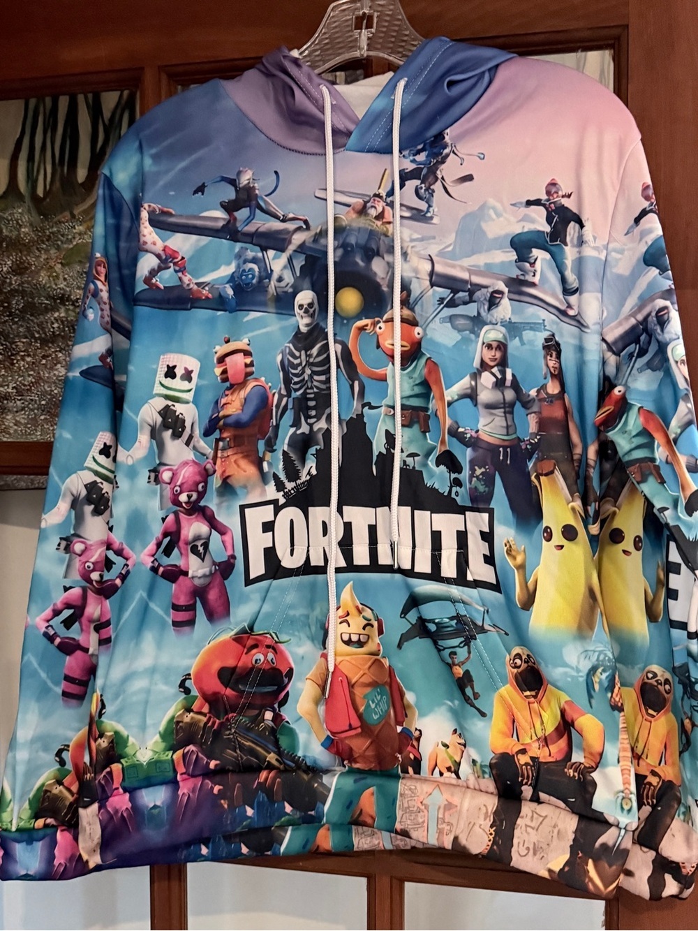 NWOT Fortnite Kids' Graphic Hoodie Youth XL (Age 13–14) or Adult Unisex XS New!